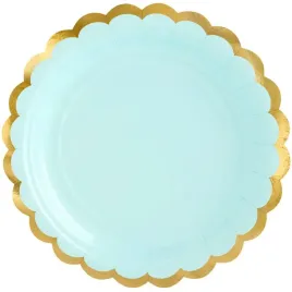 talerzyki-papierowe-golden-border-mietowe-partydeco-18-cm-6-szt