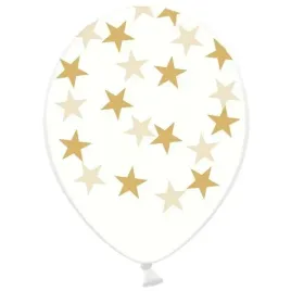 balony-14-gwiazdki-zlote-strong-crystal-clear-50-szt