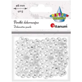 koraliki-perelki-biale-titanum-8-mm-40-g