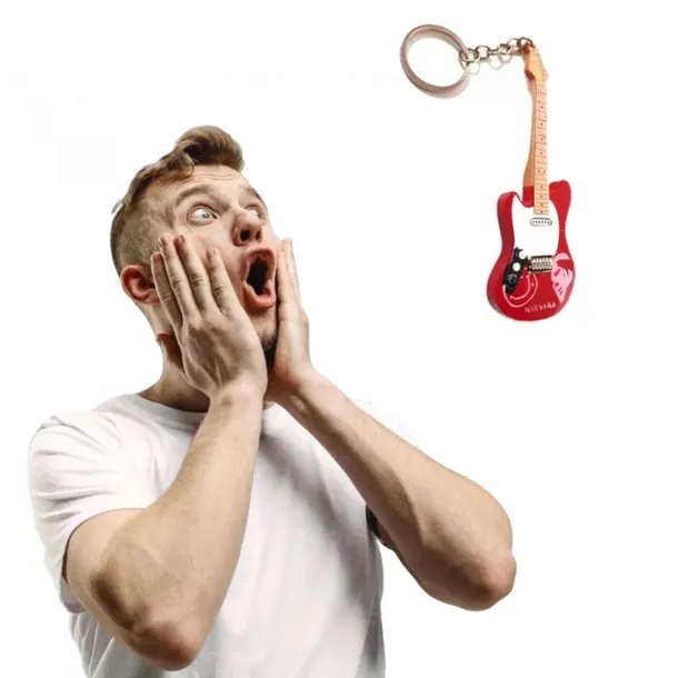brelok-gitara-grunge-czerwono-biala-kemis