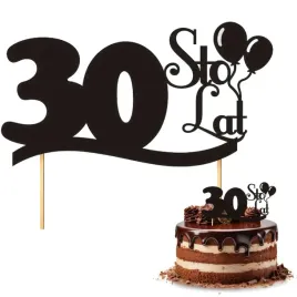topper-papierowy-urodziny-30-czarna-17-cm