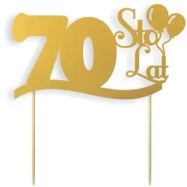 topper-papierowy-70-urodziny-sto-lat-zloty-17-cm