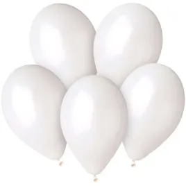 balony-classic-bialy-metalik-gemar-13-50-szt