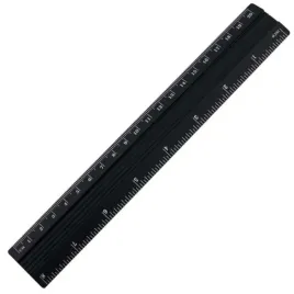 linijka-aluminium-czarna-d-rect-20-cm