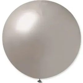 balon-olbrzym-classic-srebrny-metalik-gemar-80-cm