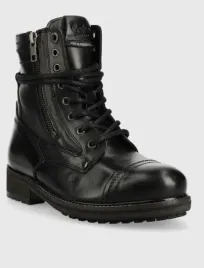 pepe-jeans-botki-czarne-skorzane-r-37