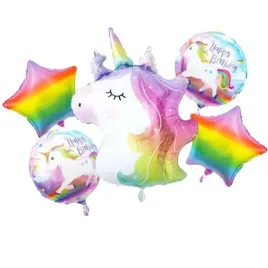 balon-foliowy-jednorozec-i-tecze-godan-zestaw