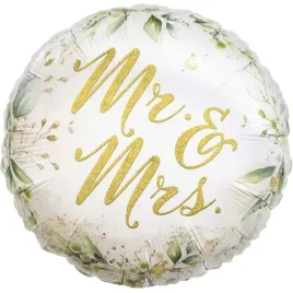 balon-foliowy-mr-and-mrs-gold-bialy-godan-18-rnd