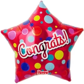 balon-foliowy-congrats-czerwony-w-kropki-takarakosan-15-str