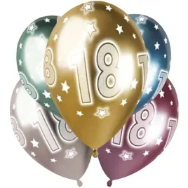balony-18-urodziny-metaliczne-gemar-13-5-szt