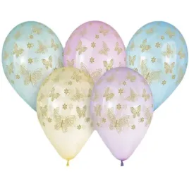 balony-zlote-motylki-gemar-13-5-szt