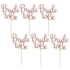pikery-bride-to-be-rozowe-zloto-godan-12-szt