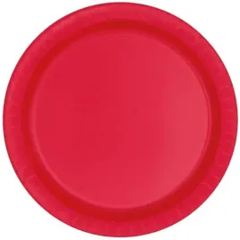 talerzyki-papierowe-eco-classic-czerwony-unique-23-cm-8-szt