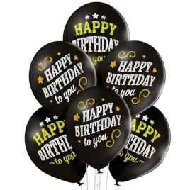 balony-happy-birthday-pastel-czarne-belbal-12-6-szt