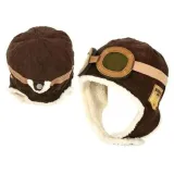 czapka-pilot-brazowy-gadgetmaster