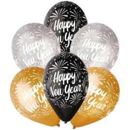 balony-happy-new-year-gemar-gold-and-silver-and-black-12-6-szt