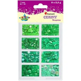 cekiny-classic-zestaw-zielony-mix-8-szt-titanum