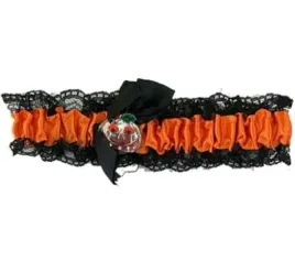 podwiazka-halloween-z-dynia-czarno-pomaranczowa-godan
