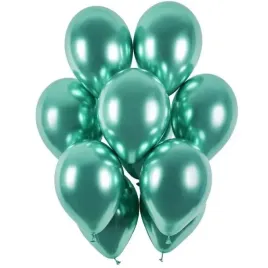 balony-shiny-zielony-chrom-gemar-13-50-szt