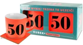 kubek-50-urodziny-neon-czerwony-pan-dragon