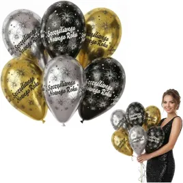 balony-szczesliwego-nowego-roku-metalik-mix-gemar-12-6-szt