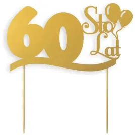 topper-papierowy-60-urodziny-sto-lat-zloty-17-cm