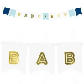baner-baby-boy-zloto-blekitny-partydeco-160-cm