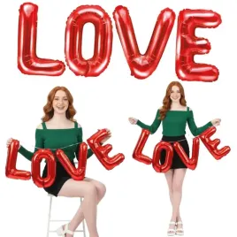 balon-foliowy-love-girlanda-czerwony-partydeco-zestaw