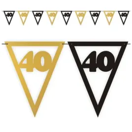baner-flagi-urodziny-40-czarno-zloty-36-m