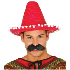 kapelusz-mini-sombrero-czerwony-guirca-33-cm