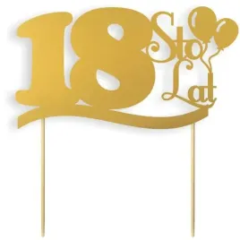 topper-papierowy-18-urodziny-sto-lat-zloty-17-cm