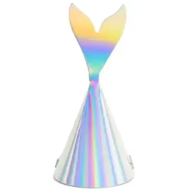 czapeczki-papierowe-syrenka-opalizujacy-partydeco-18-cm-6-szt
