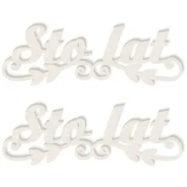 scrapki-beermata-napis-sto-lat-deco-75x25-mm-2-szt
