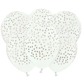 balony-kropki-pastel-biale-12-strong-50-szt