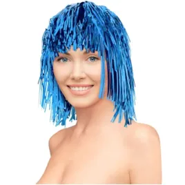 peruka-party-foliowa-blue-niebieska-godan