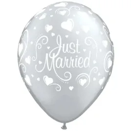 balony-just-married-perlowy-metalik-qualatex-11-6-szt