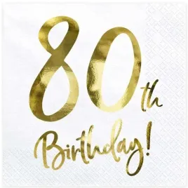 serwetki-80-urodziny-80th-birthday-partydeco-biale-33-cm-20-szt