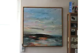 obraz-na-plotnie-w-drewnianej-ramie-jak-malowany-pejzaz