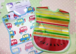 sliniak-dla-dzieci-silikonowy-z-kieszonka-wodoodporny-cztery-slonie