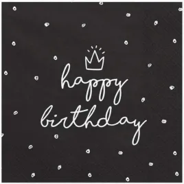 serwetki-happy-birthday-czarne-partydeco-33-cm-20-szt