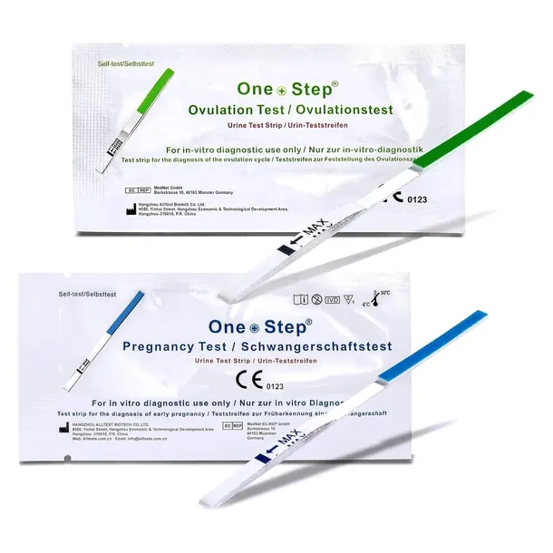 One+Step Zestaw 50x Test Owulacyjny LH + 10x Test Ciążowy HCG Ciąża