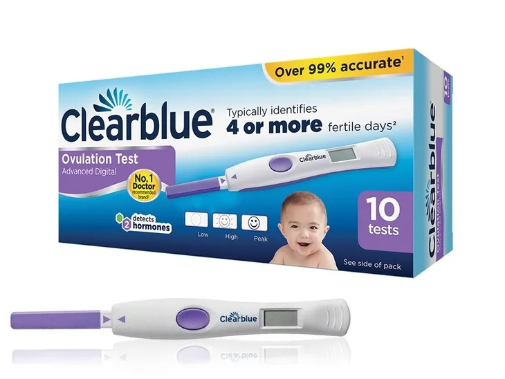 CLEARBLUE cyfrowy test owulacyjny z podwójnym wskaźnikiem DUAL 10szt