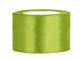 tasiemka-satynowa-classic-zielone-jabluszko-partydeco-38-mm-25-m