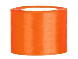 tasiemka-satynowa-classic-pomaranczowa-partydeco-50-mm-25-m