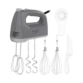 mikser-reczny-adler-europe-750-w-srebrny-szary-5-predkosci-turbo