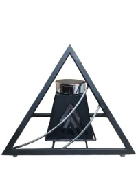 znicz-solarny-nowoczesny-kapliczka-metalowy-trojkat-25-cm