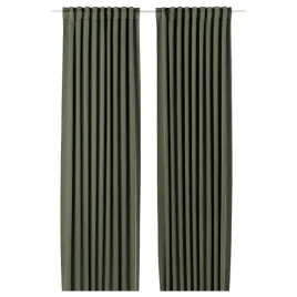 zaslony-zaciemniajace-2-szt-ciemnozielony-na-tasmie-145x300-ikea-majgull