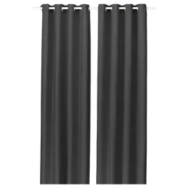 zaslona-2szt-ciemnoszary-czarny-na-kolkach-145x300cm-przyciemniajaca-ikea
