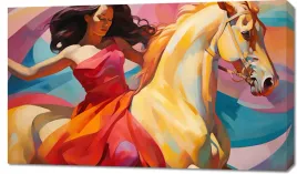 obraz-100x60cm-taniec-na-wietrznym-koniu