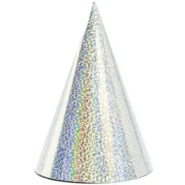 czapeczki-papierowe-holograficzne-srebrny-partydeco-6-szt